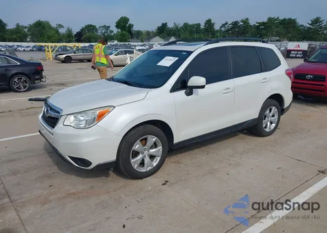 2014 Subaru Forester 2.5I Premium из США, поврежденный, VIN JF2SJAECXEH545972